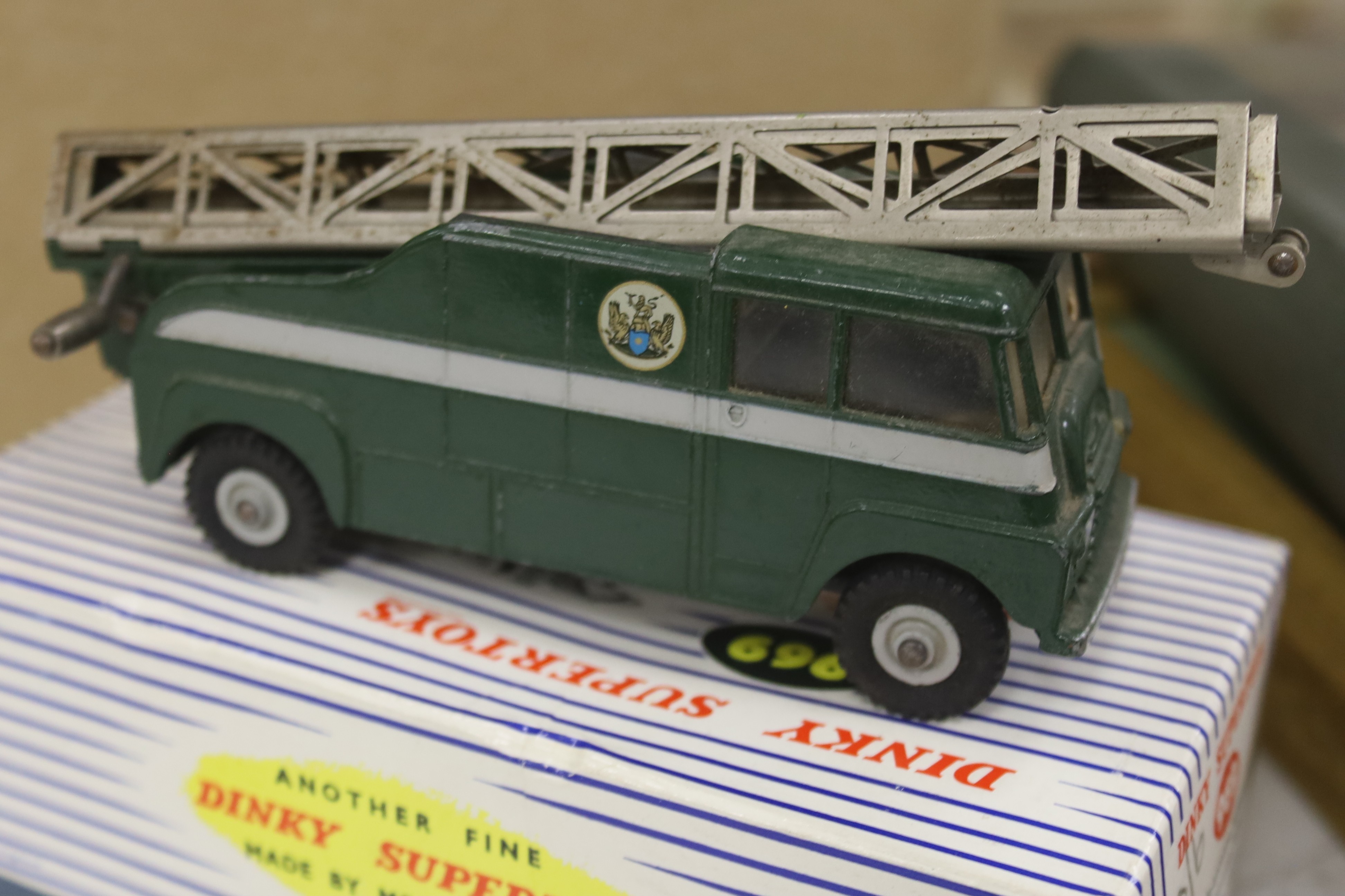 Mixed post war hollow cast and die cast toys and dinky toys